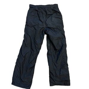 MOUNTAIN TECH Kids Ski Pants Size 12 black with Gaiters Sled Ski Snow Winter
